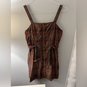 plaid dress